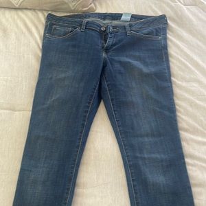 H&M super skinny dark wash jeans size 33
